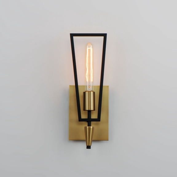 11651BKSBR Maxim Lighting Wings - 1 Light Wall Sconce