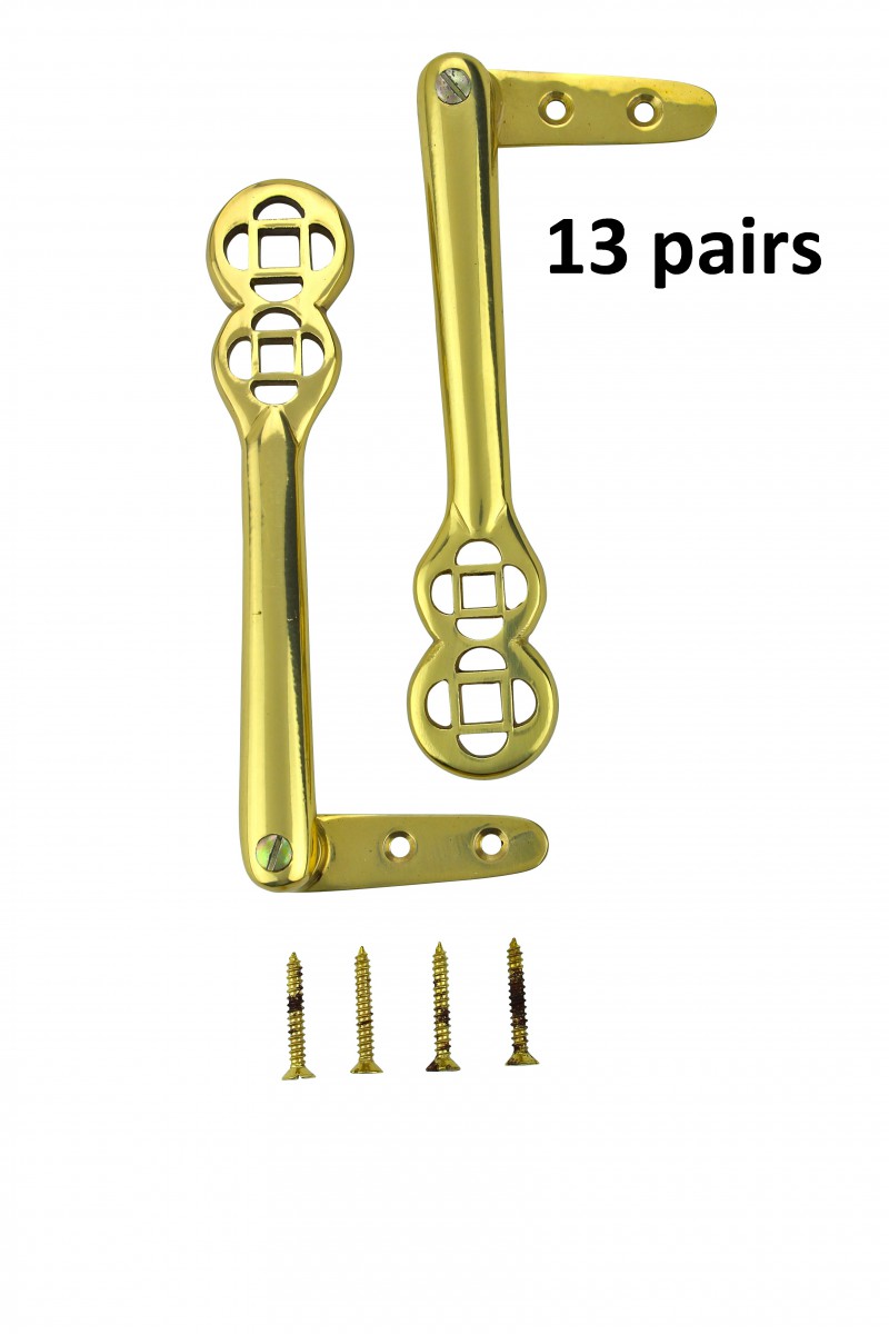 Carpet Clip Stair Holder Solid Brass Pair of 13