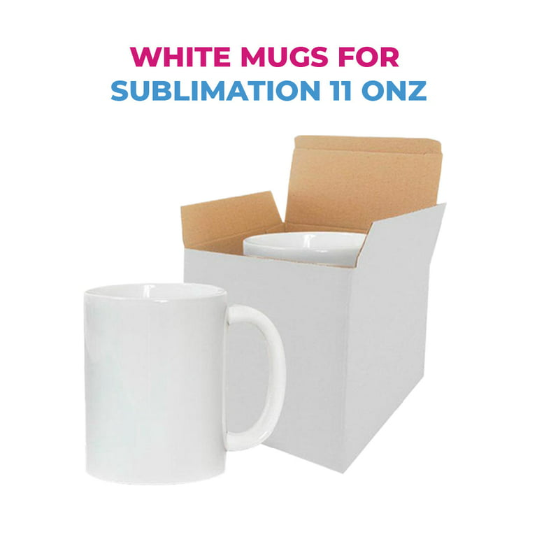 11oz ORCA White Sublimation Mugs, 36 Pack