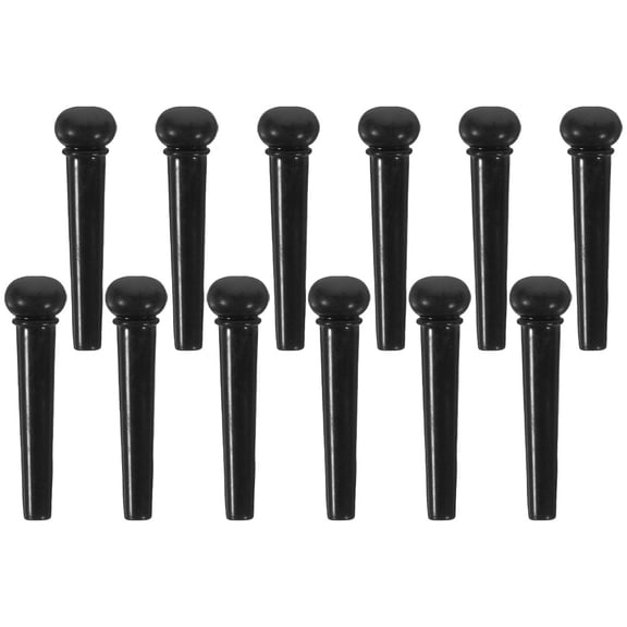 12 Pcs Guitar Accessories Guitar Tuning Pin Guitar Bridge Pin Acoustic Guitar Parts