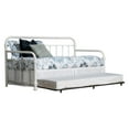 thumbnail image 4 of Hillsdale Furniture Kirkwood Metal Twin Daybed with Trundle, Soft White, 4 of 6