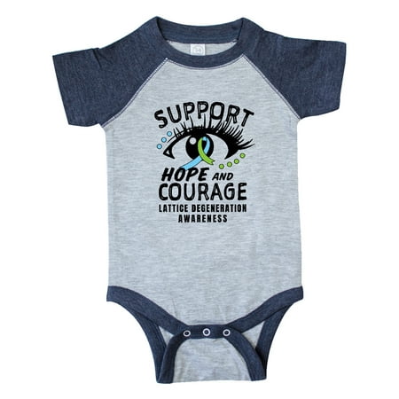 

Inktastic Lattice Degeneraton Support Hope and Courage Gift Baby Boy or Baby Girl Bodysuit