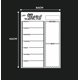 thumbnail image 5 of Ganfancp Pizarra Magnética Calendarios para Nevera Familia Bloc de Notas Planificador Diario Liquidación 1 Pizarra Blanca Magnética, 5 of 5