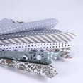 thumbnail image 6 of 7pcs 25\*25Cm Cotton Fabric Printed Cloth Sewing Quilting Fabrics For Needlework DIY Handmade Accessories grey 25x25cm, 6 of 8