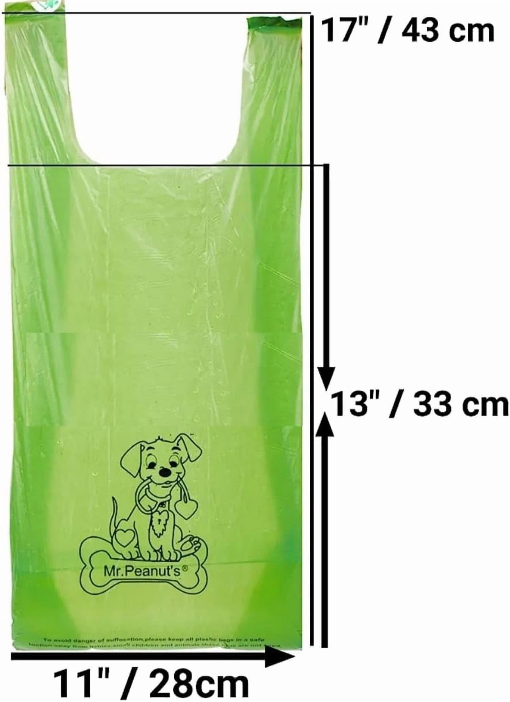 XL Pooper Scooper Sized 13X11" Recycled Waste Poop Bags Made From Plants - 160 Count