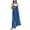 3-blue jumpsuits for women, variant on UPPADA Jumpsuits for Women Dressy Sleeveless Overalls Jumpsuit Casual Solid Summer Fall Wide Leg Bib Bibbed Pants with Pockets Present for Women Blue,L