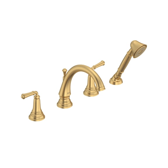 American Standard T052901.GN0 Delancey Deck Mounted Roman Tub Filler - Brushed Cool