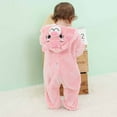 Ovbmpzd Newborn Pajamas Girl Clearance Long Sleeve Pink Full Zipper
