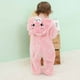 thumbnail image 4 of Pijamas Para Niños Pequeños Otoño Invierno Bebé Infantil Unisex Pijama Para Niños Onesie De Felpa Traje De Animal Perezoso De Una Pieza Rosa Odeerbi  LM103-2966, 4 of 9