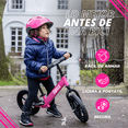 thumbnail image 4 of Bicicleta de Equilibrio Rideez LT02 Rosa para Niños Asiento Ajustable y Manubrio, 4 of 7
