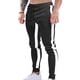 thumbnail image 4 of Pantalones largos para hombre, color a juego, bolsillos, cremallera, cuerda, pantalones casuales, pantalones para hombre, 4 of 5