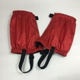 thumbnail image 6 of Raindrops Waterproof Breathable Outdoor Gaiters for Hiking with Adjustable Elastic Band and Snap Hook Red Oxford Cloth, 6 of 8