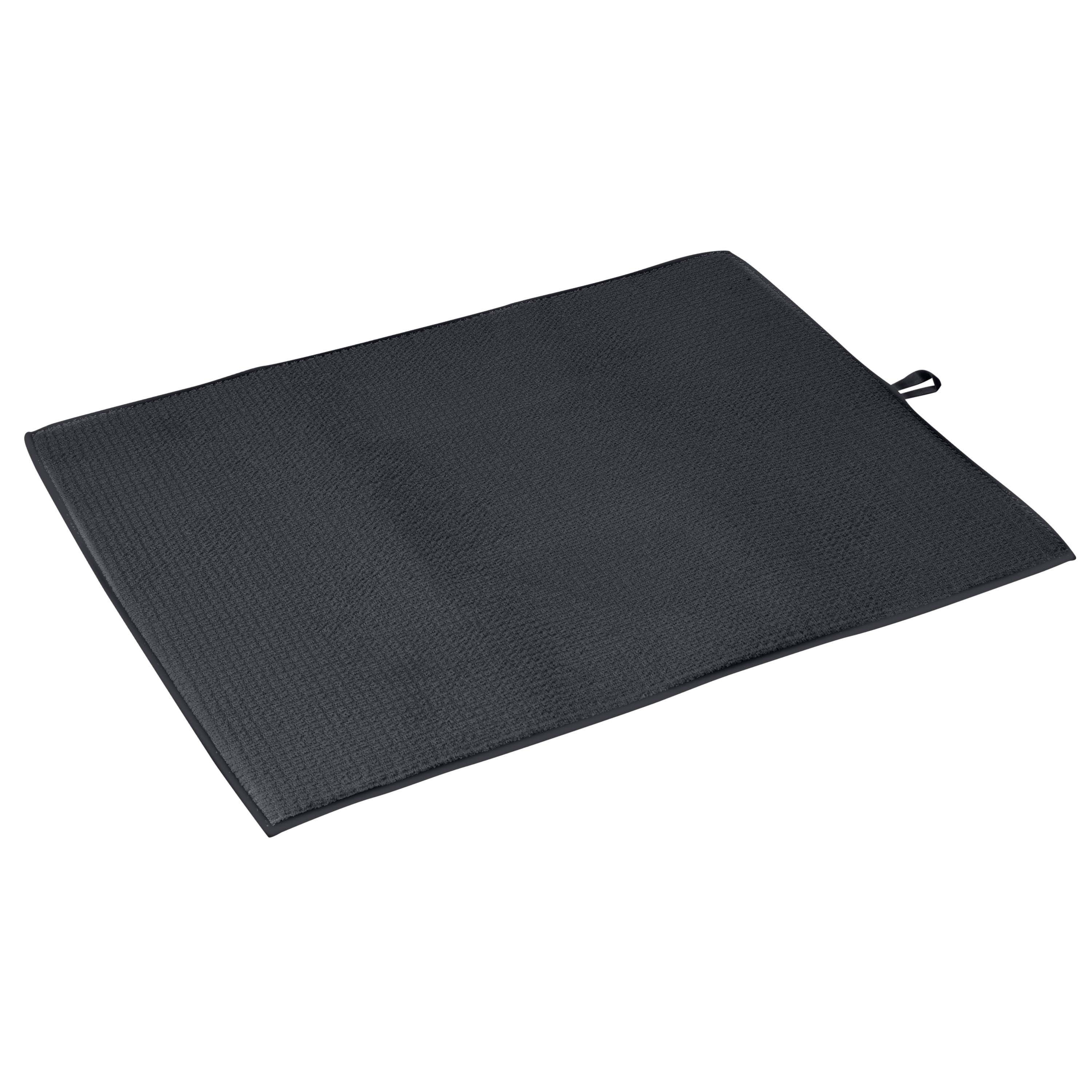 Kitchen Details 2 pack Jumbo Drying Mats in Charcoal
