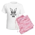 thumbnail image 6 of CafePress - Cute Hipster Easter Bunny Pajamas - Women's Short Sleeve Print T-Shirt and Pants Light Cotton Pajama Set, 6 of 7