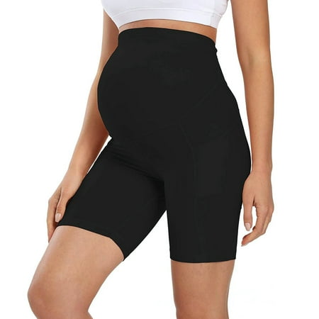 

Women Maternity Yoga Shorts - Elastic Pregnancy Workout Shorts Exercise Shorts