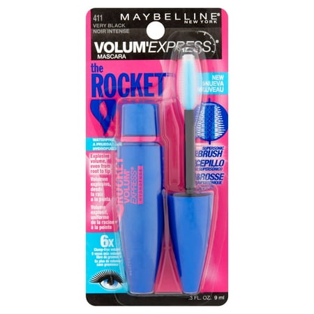 Maybelline New York Volume' Express The Rocket Waterproof Mascara, Very Black, 0.3 Fl (Best Makeup Removers For Waterproof Mascara)