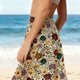 thumbnail image 5 of Pincandy Women See Through Sheer Mesh Pants Beach Swimsuit Bikini Bottom Cover up Party Club Elastic High Waist Wide Leg Pants, 5 of 7
