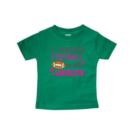 

Inktastic I Watch Football with My Abuelito Gift Baby Boy or Baby Girl T-Shirt