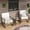 Black; Brown; Off-White, variant on BaPiPro 3-Piece Outdoor Rocking Chair Set, All-Weather PE Wicker Patio Furniture with Water-Resistant Cushions, Rust-Proof Steel Frame, 2-Tier Coffee Table, for Porch Backyard, Off-White
