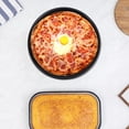 thumbnail image 4 of BESTYASH Pizza Pan De Aluminio Negro Con Recubrimiento Antiadherente Para Hornear Y Fácil Limpieza, 4 of 8