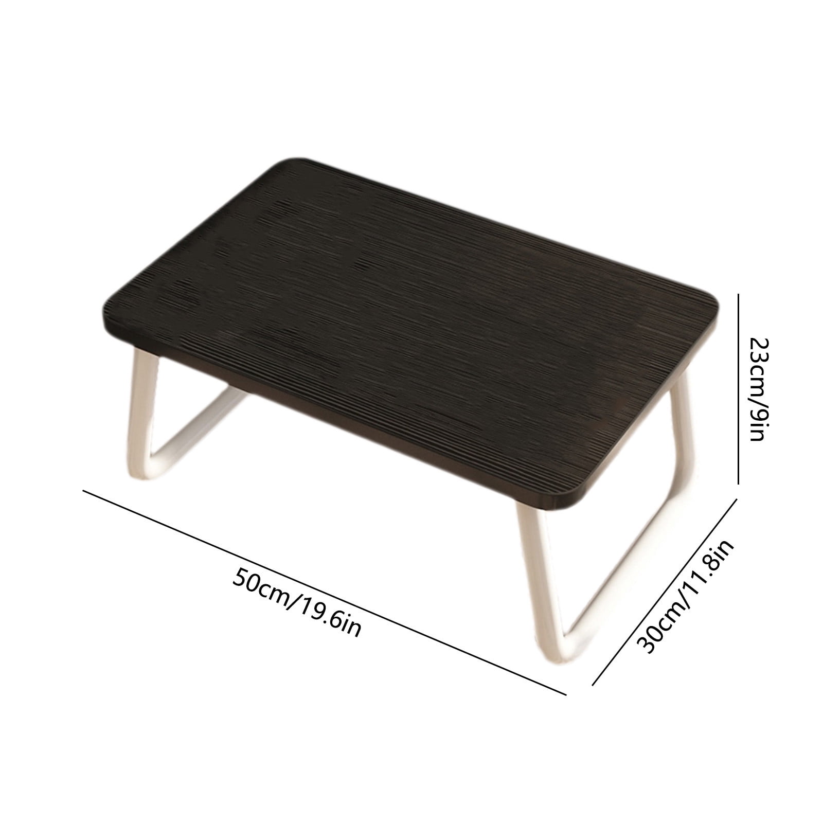 Foldable Laptop Bed Desk | Portable Lap Desk Table for Sofa/Floor/Picnic/Breakfast | Lightweight Wood Mini Stand | Stable Foldable Legs | 19.7x11.8x9.1in | 1 Pack