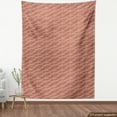thumbnail image 4 of Floral Upholstery Fabric by the Yard, Continuous Budding Flower Vintage Garden Art, Decorative Fabric for DIY and Home Accents, Burnt Sienna Dark Peach by Ambesonne, 4 of 5