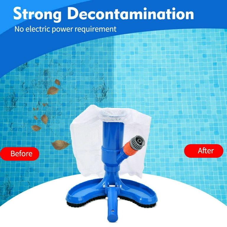 5 pezzi Pool Spa Pond Jet Aspirapolvere Hoover Clean Strumento di manutenzione