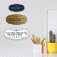 thumbnail image 6 of Signs ByLITA Victorian I'm on a Gin & Tonic Diet I've lost 2 days Sign (Brushed Gold) - Small, 6 of 8