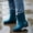 Green, variant on Women Short Ankle Rain Boots, Waterproof PVC Mid‑Calf Wellies, Low Heel Non‑Slip Rubber Boots for Outdoor Gardening