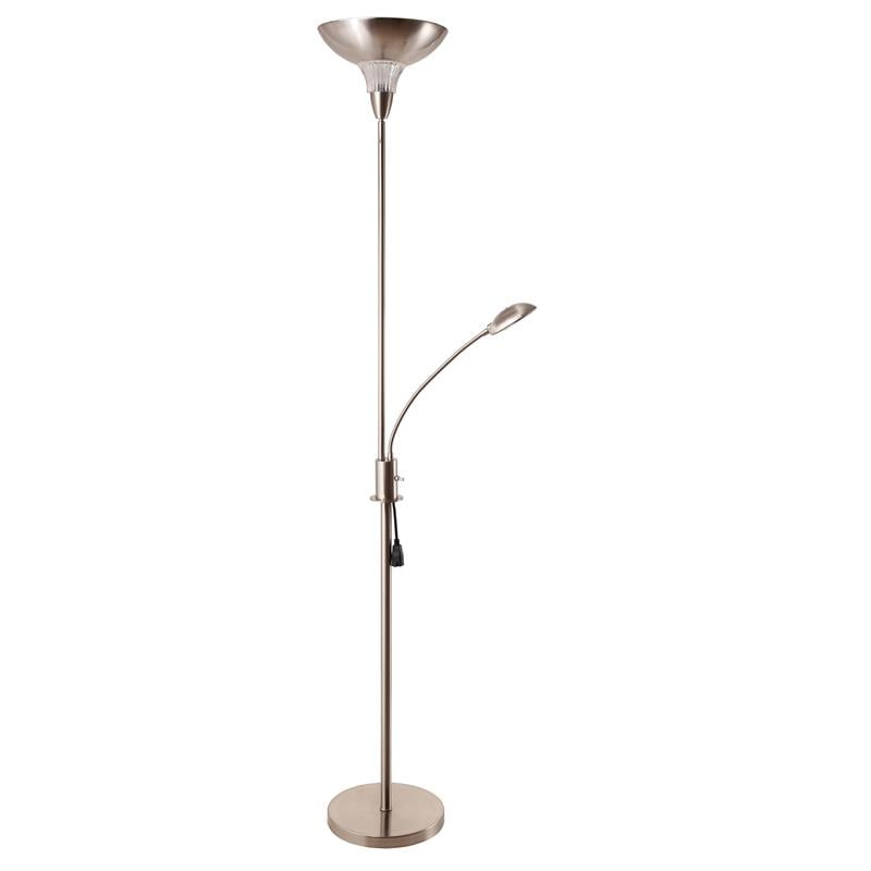 torchiere floor lamp with task light