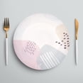 thumbnail image 3 of Koyal Wholesale Modern Abstract Shapes Acrylic Charger Plates for Weddings Birthdays Quinceaneras Bridal Set of 4, 3 of 4