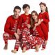 thumbnail image 4 of Pijamas estampados para el hogar, ropa navideña europea y americana, conjunto de manga larga con cuello redondo para padres e hijos, 2023, 4 of 4