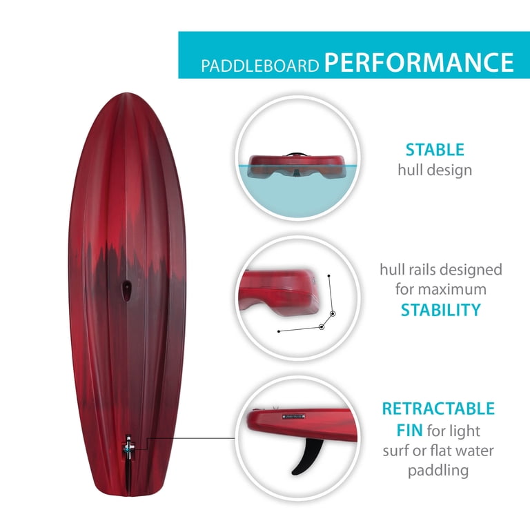 Lifetime Horizon 10 ft Stand-Up Paddle Board with Paddle, Volcano