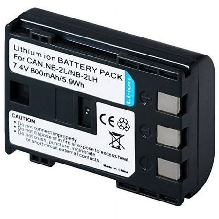 Canon NB-2LH - Camera / camcorder battery Li-Ion 720 mAh - for Canon ZR300, ZR400, ZR500, ZR600, ZR700, ZR800, ZR830, ZR850, ZR900, ZR930, ZR950, ZR960