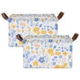 thumbnail image 2 of Ryvnso Flower-a6 Storage Bins Large Basket Foldable Cube Toys Organizer with Handles 1 PC, 2 of 8