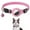Pink#1554, variant on Mascotas Adjustable Reflective Nylon Pet Collar with AirTag Sleeve, Heavy Duty Quick Release Buckle, for Small Medium Large Dogs & Puppies, 2 Pack