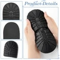 thumbnail image 5 of Shoe Replacement Rubber Out Sole Durable Rubber Half Sole Repair Sole Pad Anti-Slip Shoe Soles Shoes Repair Accessories, 5 of 7
