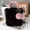 Black 3, variant on Chic Cherry Y2K Faux Fur Crossbody - Women's Autumn/Winter Plush Handbag, magnetic Closure, Faux Leather Lied