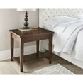 thumbnail image 4 of Classic Hardwood End Table Charming Cherry Design with Hidden Storage, 4 of 4