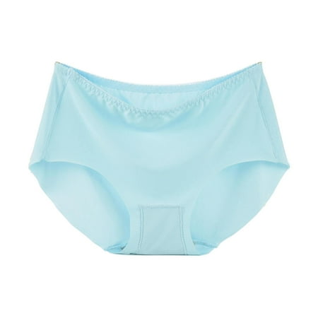 

Underwear For Women Plus Size Comfortable Not Crotch Breathable Mid Waist Triangle Panties 6 Pack