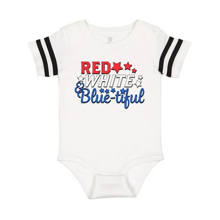

Inktastic Red White and Blue-tiful Gift Baby Boy or Baby Girl Bodysuit