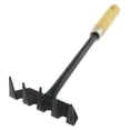 thumbnail image 1 of Unique Bargains 13' Length Nonslip Wood Handle Metal Hand Garden Tool Bow Rake, 1 of 1