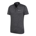 thumbnail image 2 of Mountain Warehouse - Polo Agra de Rayas para Hombre (Negro), 2 of 4