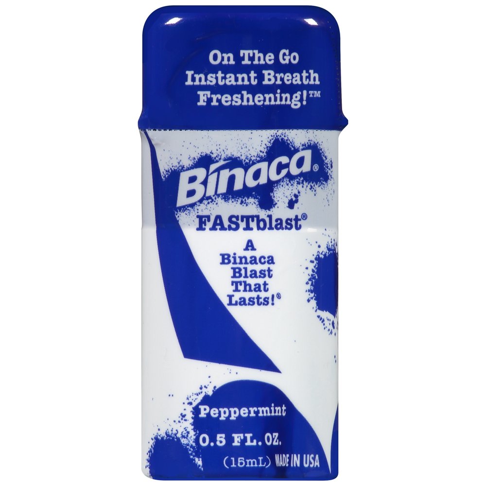 Binaca® FASTblast® Peppermint Breath Freshening Spray, 0.5 fl oz