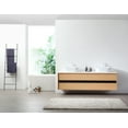 thumbnail image 4 of Sintra 72" Whitewash Oak Wall Mount Bathroom Vanity, 4 of 12