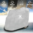 thumbnail image 3 of 67"x24"x46" Motorcycle Mobility Scooter Cover Waterproof Rain Protection 210D Oxford, 3 of 7