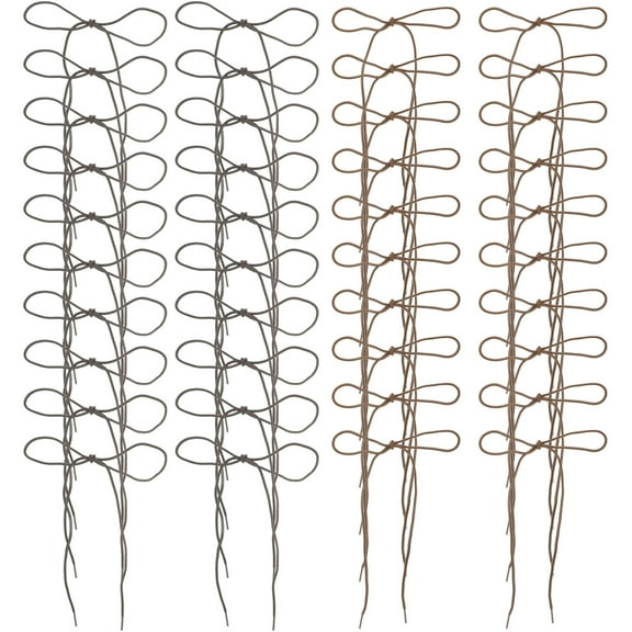 Worgeous Shoelaces Assorted Color 10 Pairs Round Design