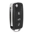 thumbnail image 3 of BOROCO 434 MHz 3 Botones de Control Remoto del Coche Llavero Universal de Control Remoto de la Llave del Coche reemplazo para 5K0837202AD, 3 of 5
