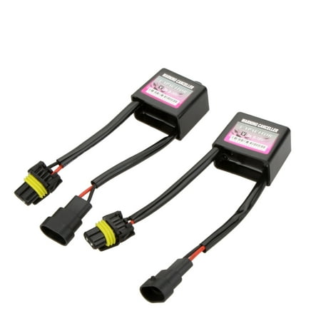 2Pcs Xenon HID Decoder Kits HID Light Lamp Relay Capacitor Error Warning Canceller (Best Hid Kit For The Money)