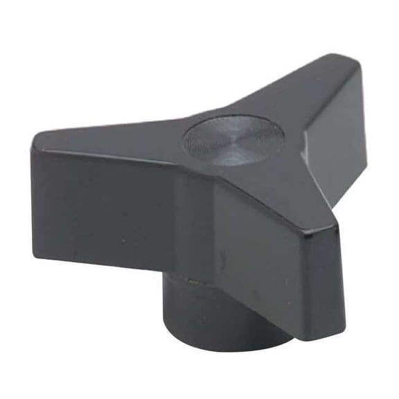 Davies Three Prong Clamp Knob, 1/4-20 Thread Size, 0.77"L, GP Phenolic 3025GJ